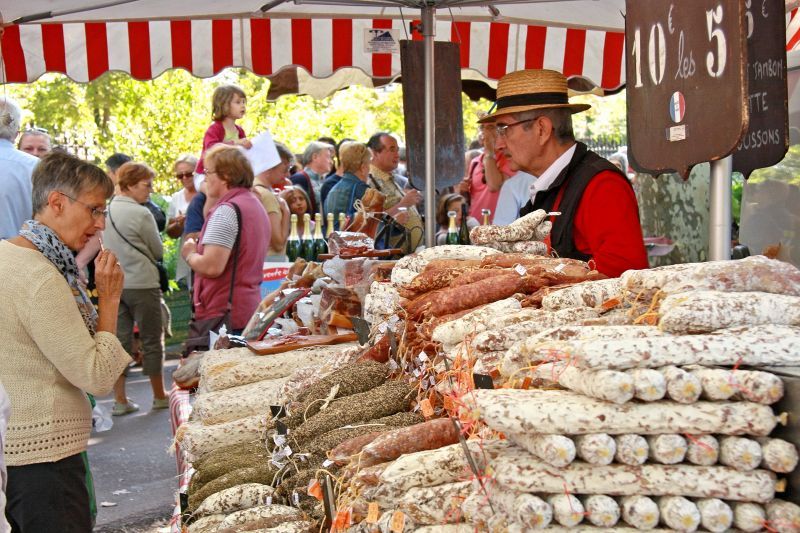 Ardèche_Marché de Tournon